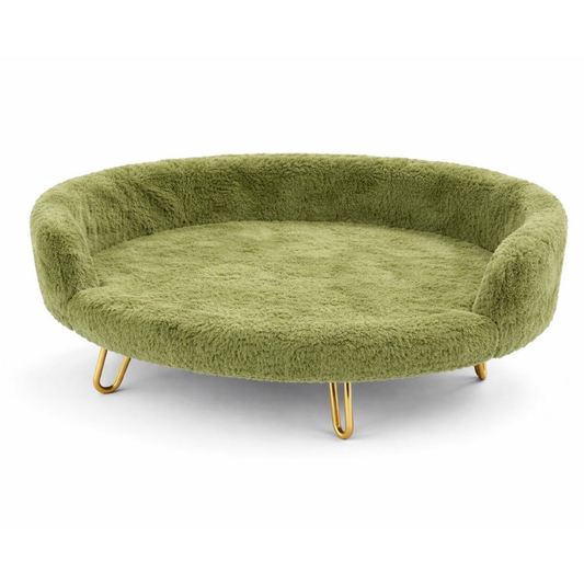 Plush Luxe Pet Bed Forest Green – view 2