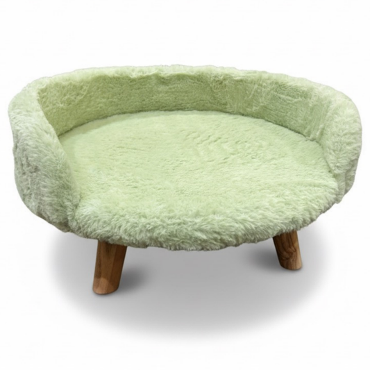 Plush Luxe Pet Bed Parrot Green – view 3
