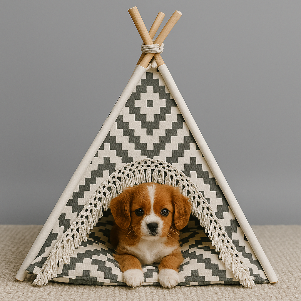 Geo Weave Pet Tent – view 2