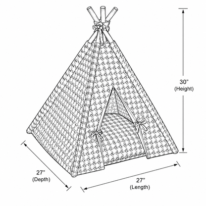 Nordic Haven Pet Teepee – view 5