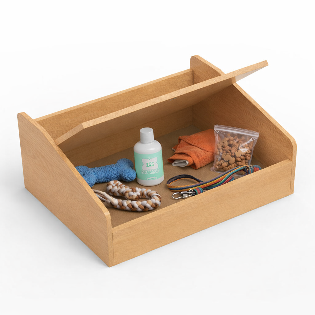 SmartLivin Storage Pet Bed Virgin Oak – view 4