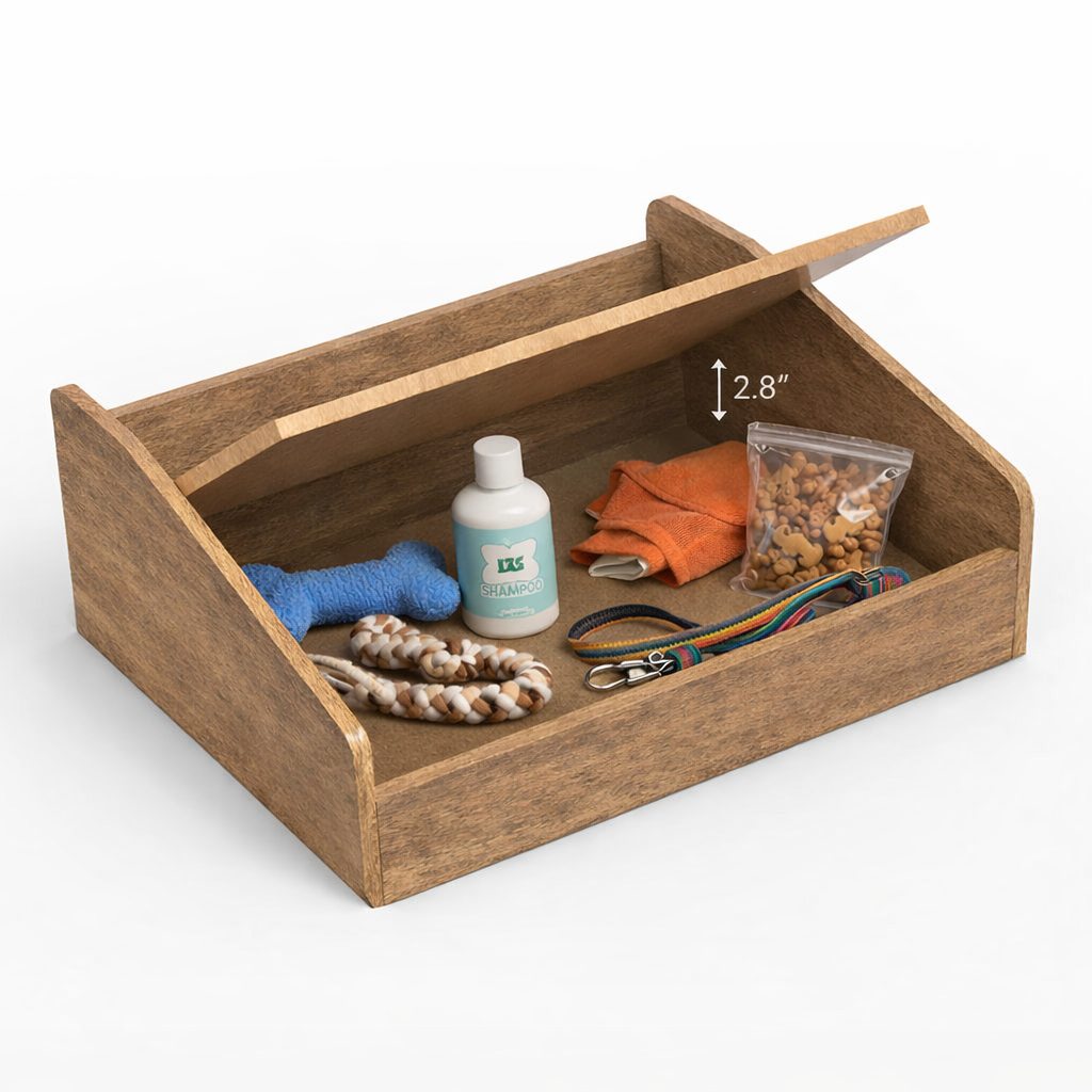 SmartLivin Storage Pet Bed Rustic Bark – view 5
