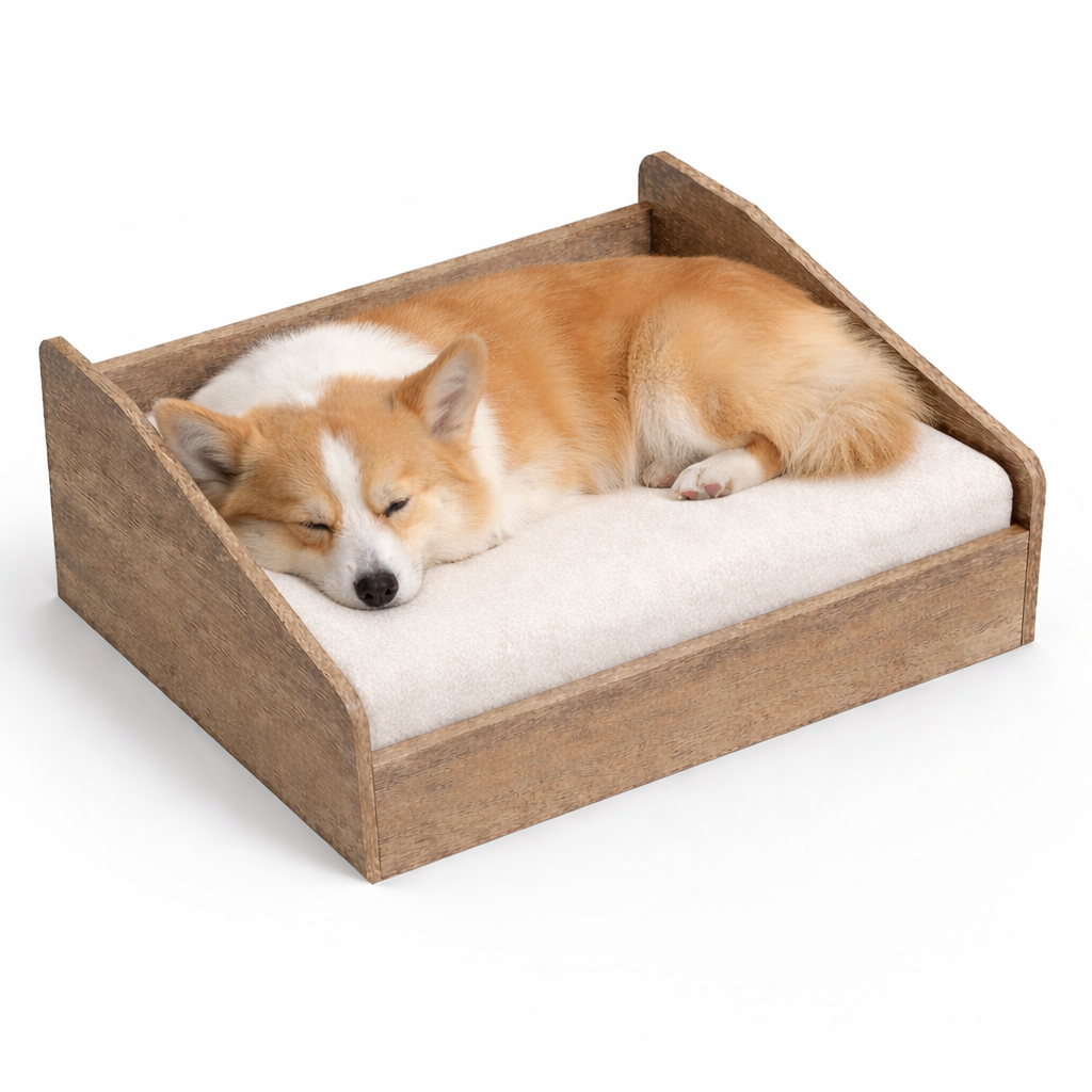 SmartLivin Storage Pet Bed Rustic Bark – view 2