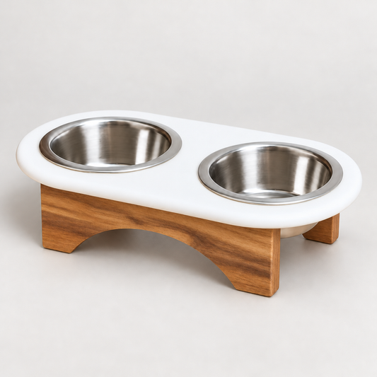 Elevated Pet Bowl with Stand – Stylish & Comfortable Feeding Solution (Style 2)