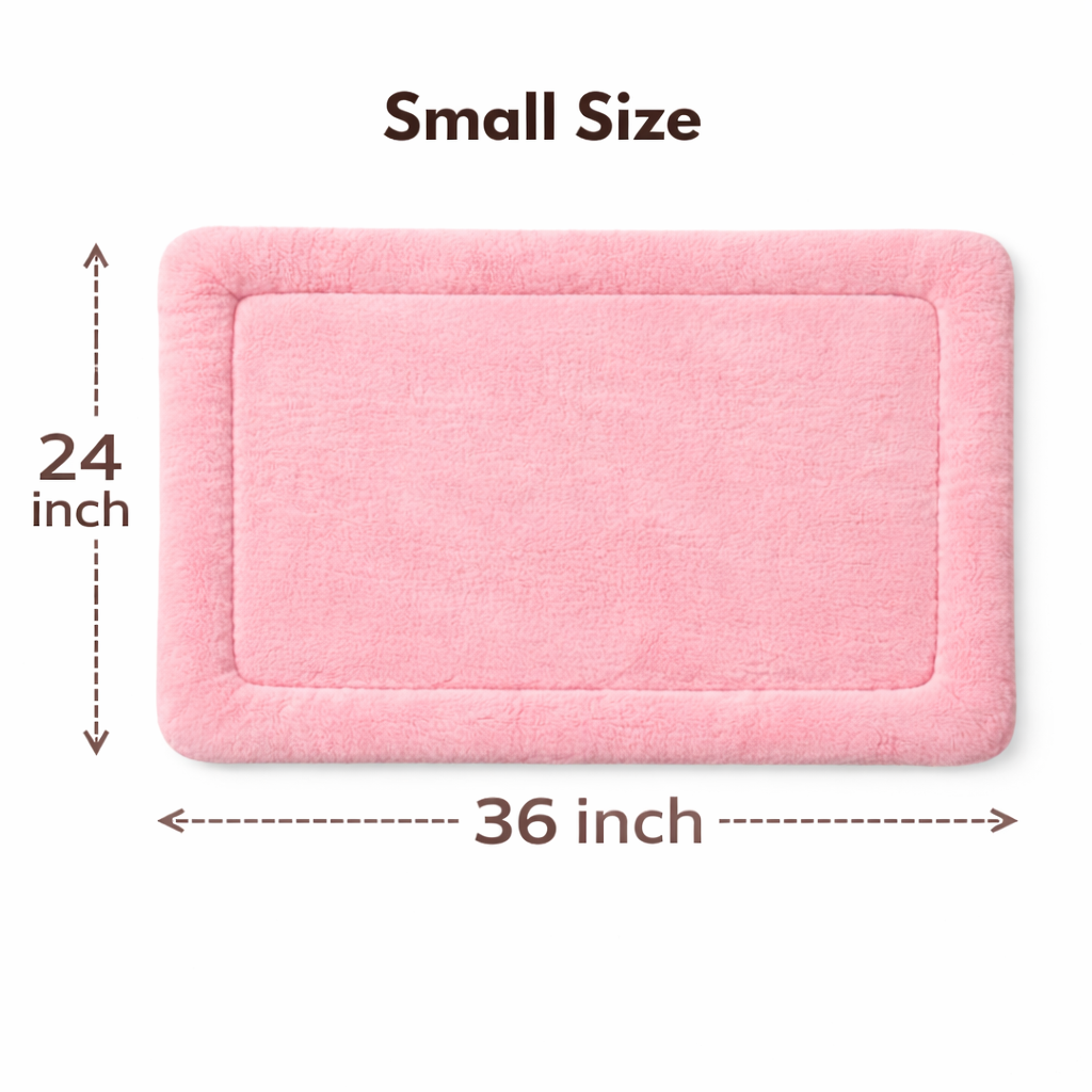 Plush pet floor mat – washable and non-slip