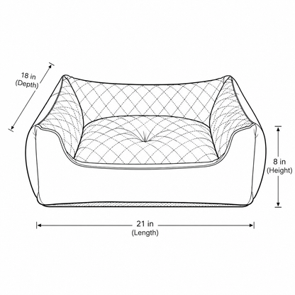 CloudNest Quilted Pet Bed – view 5