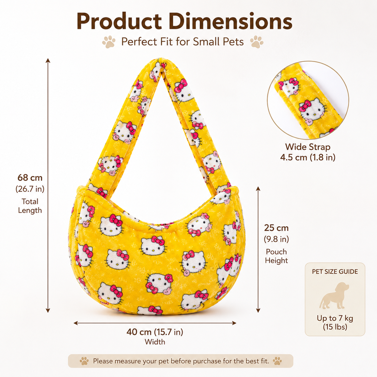 SnuggleGo Pet Carrier Sling Style 2 – view 4