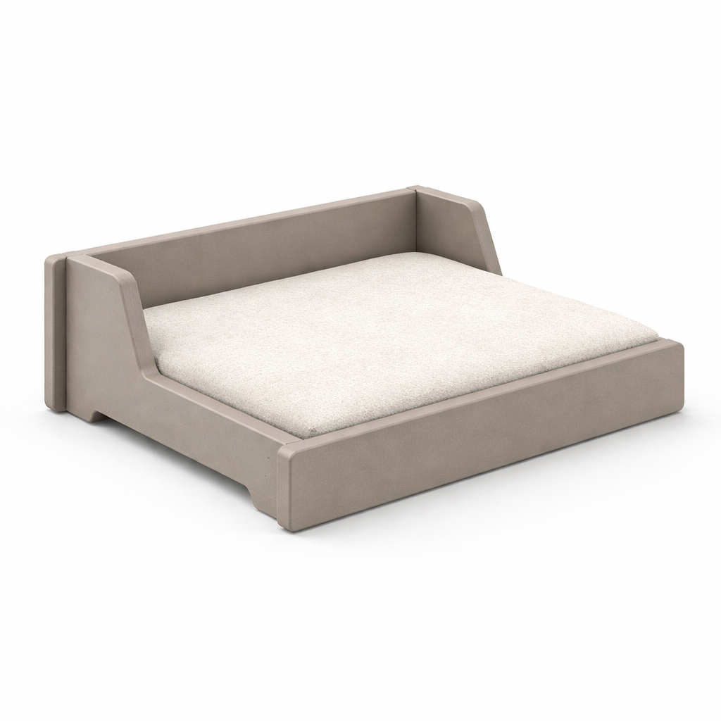 Luxe Raised Pet Bed Mocha Brown – view 3