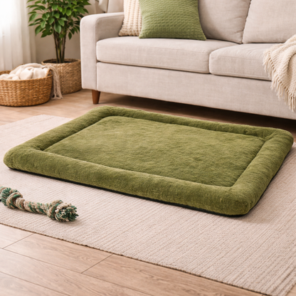 Plush Pet Floor Mat Green – view 2
