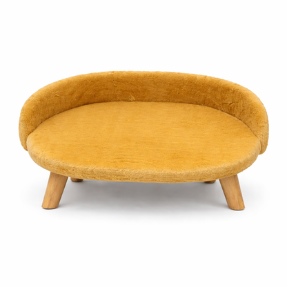 Golden Brown Sofa Pet Bed – view 3