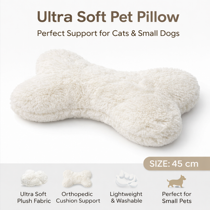 Bone shape pet pillow – dog resting