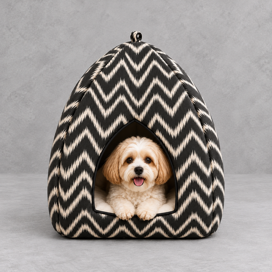 Chevron Retreat Pet Cave
