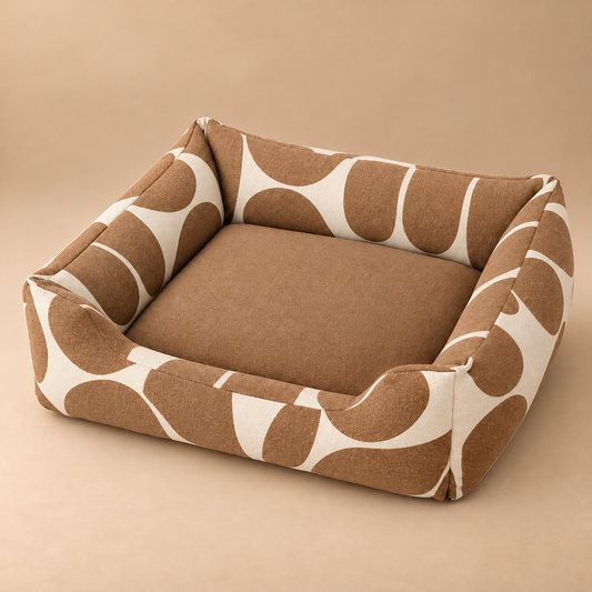 Premium Printed Pet Bed for Dogs & Cats