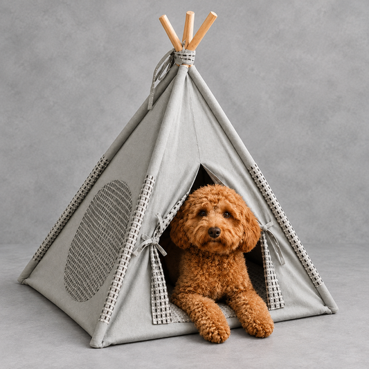 CloudNest Quilted Pet Teepee