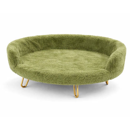 Plush Luxe Pet Bed Forest Green – view 2