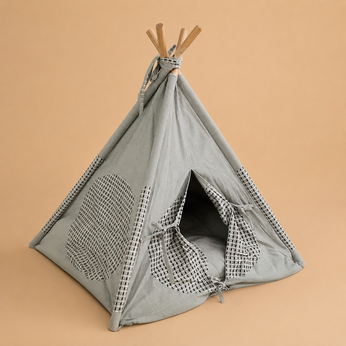 CloudNest Quilted Pet Teepee – view 4