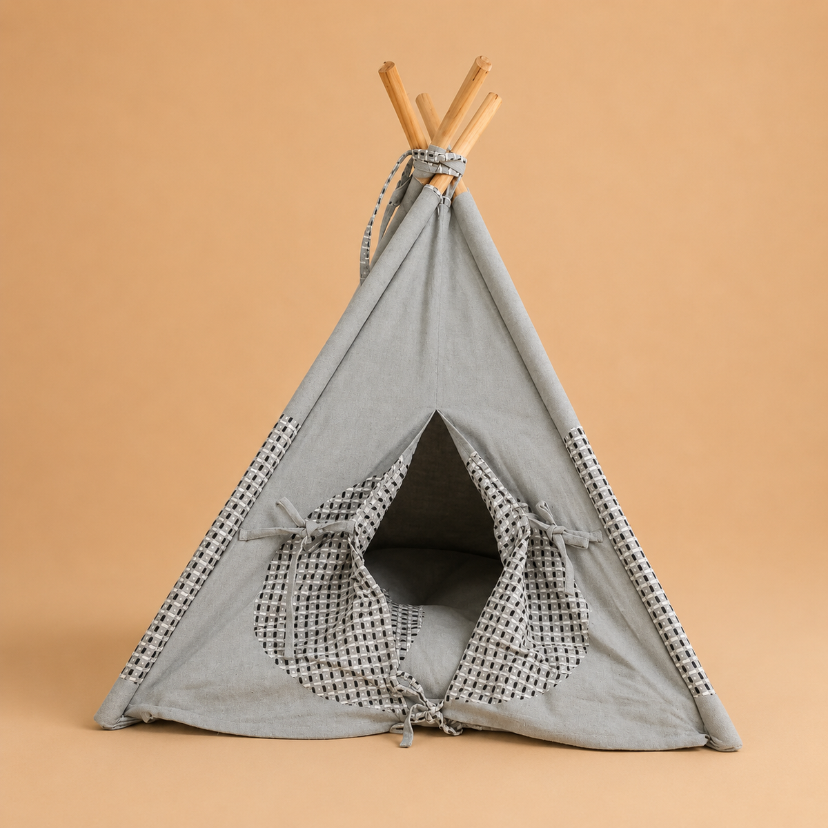 CloudNest Quilted Pet Teepee – view 3