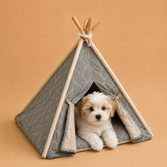 Arctic Quilt Pet Teepee – view 2