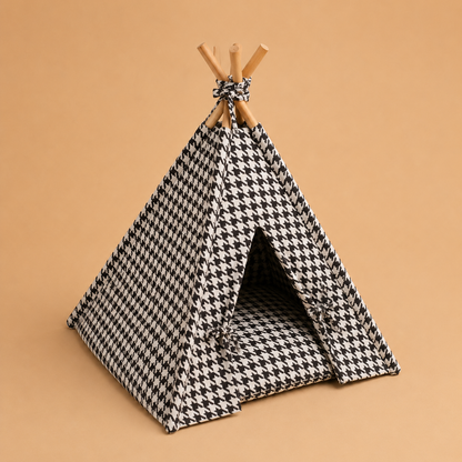 Monochrome Luxe Pet Teepee – view 4