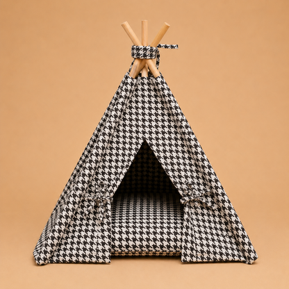 Monochrome Luxe Pet Teepee – view 3