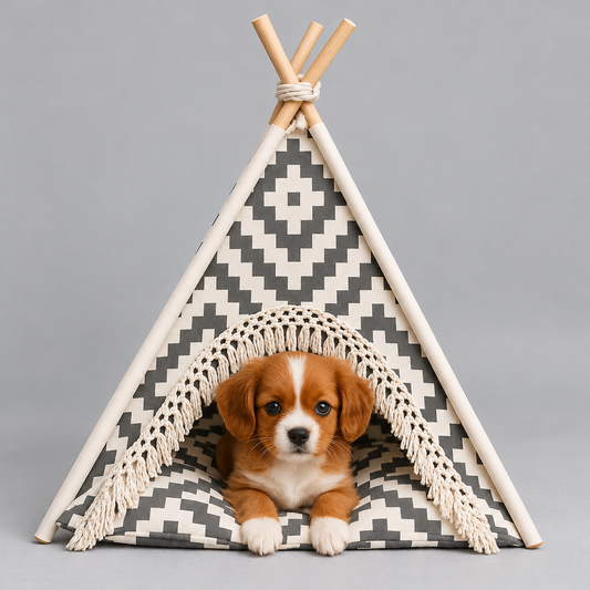 Geo Weave Pet Tent