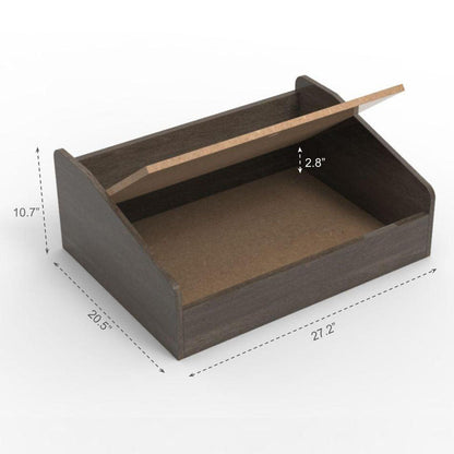 SmartLivin Storage Pet Bed Auburn Oak – view 5
