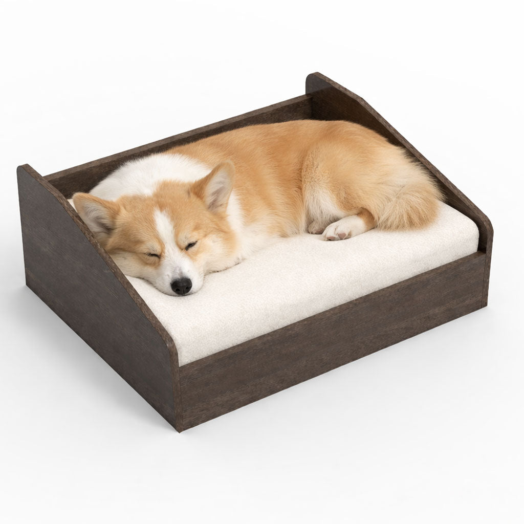 SmartLivin Storage Pet Bed Auburn Oak – view 2