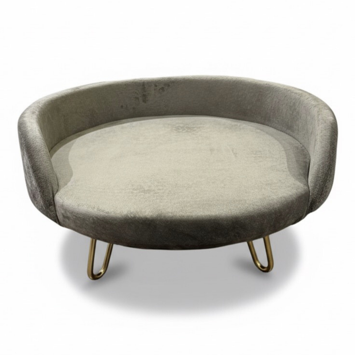 Plush Luxe Pet Bed Olive Green – view 3