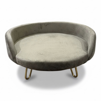 Plush Luxe Pet Bed Olive Green – view 3