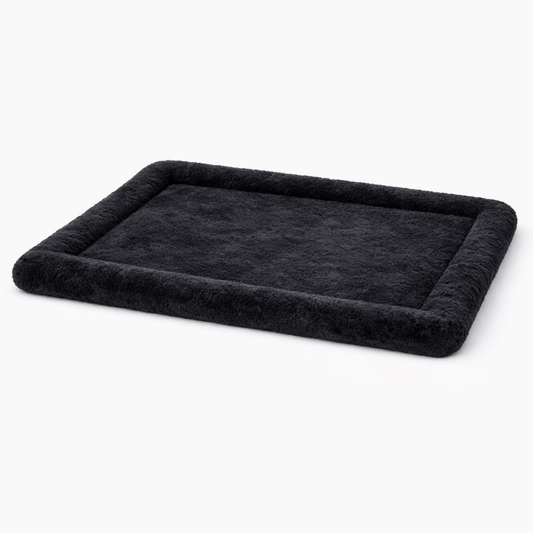 Plush Pet Floor Mat Black – view 2