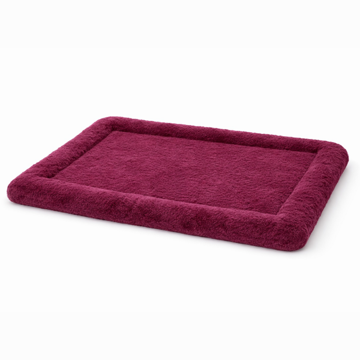 Plush Pet Floor Mat Burgundy – view 2