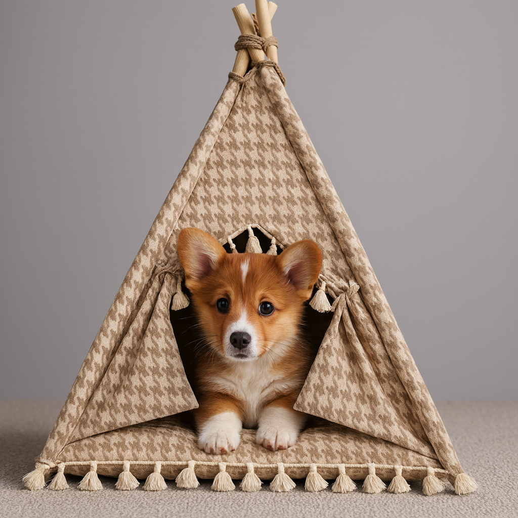 Houndstooth Haven Pet Tent – view 2