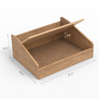 SmartLivin Storage Pet Bed Rustic Bark – view 6